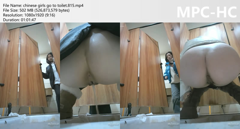 chinese girls go to toilet.815